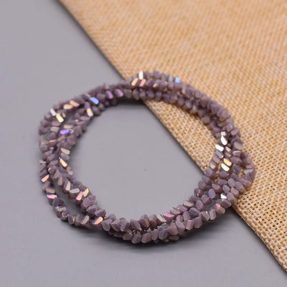 New Color Triangle Crystal Beads 4mm 130pcs Charm Crystal Glass Loose Beads For Jewelry Making DIY Earring Necklace