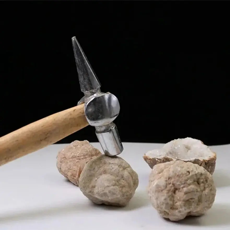 Natural Unopened Agate Geode Raw Crystals Mineral Energy Healing Rough Stones Crystal Cluster Cave Collection Specimen Gift