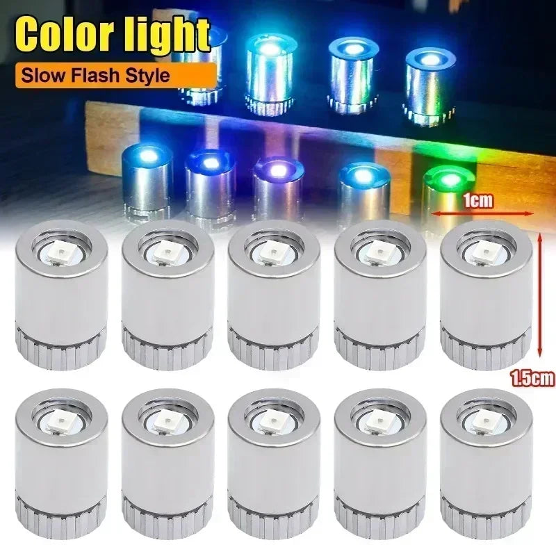Tiny LED Light Bulbs Battery Operated Lantern Dollhouse Miniature Lamp Samll Spotlights for Displays Party Wedding Decoration