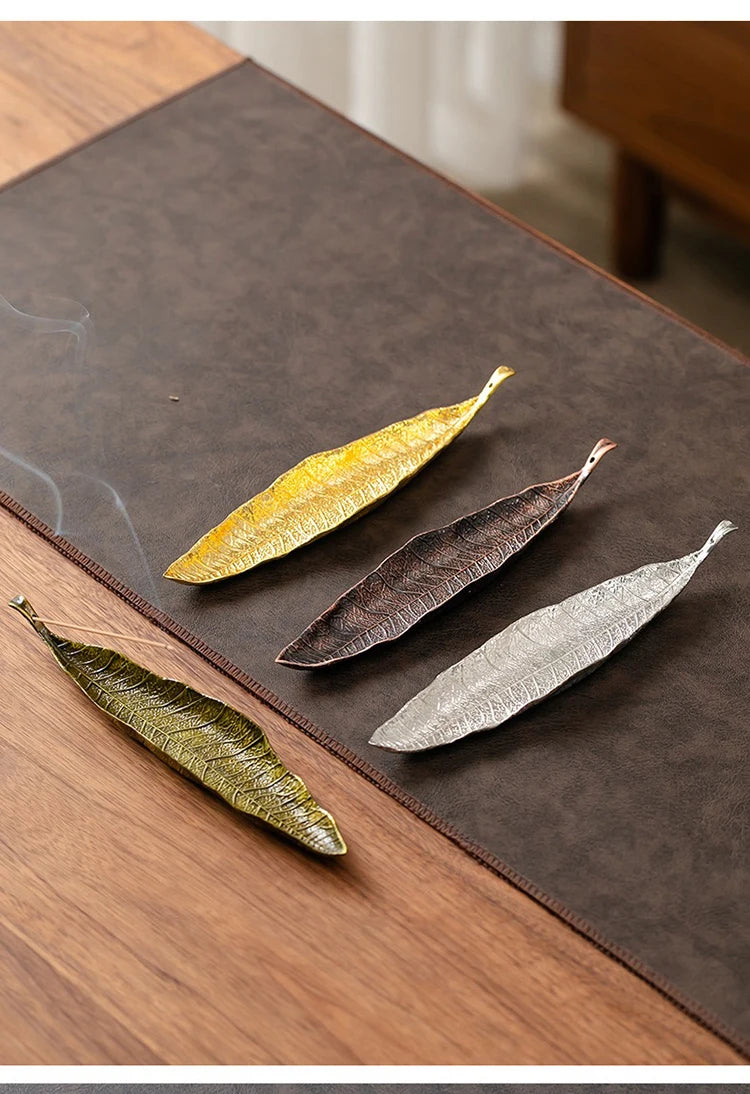 Long Leafs Censer Incense support rods Holder Ash Catcher incense stand Meditation Room Yoga insence burner Accessories XX003