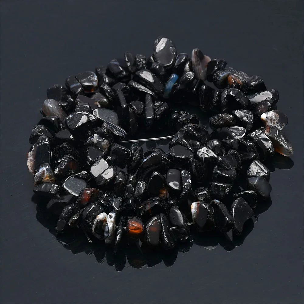 16 inch Natural Stone Beads Chips Beads 5-8mm Irregular Crystal Agate Gravel Beads Diy Bracelet For Jewelly HK058