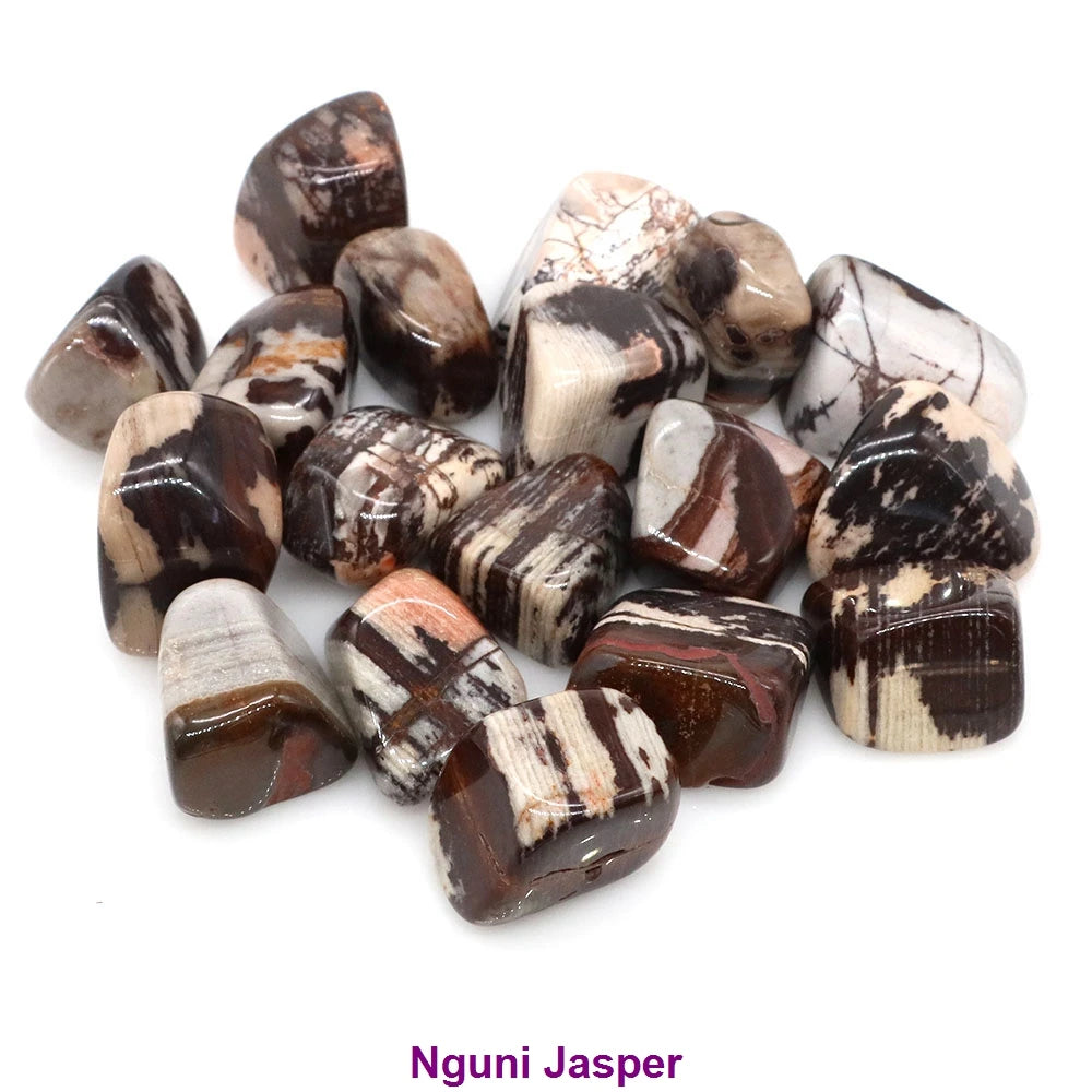 Natural Tumbled Stones Healing Crystal Reiki Quartz Gems Bulk Ore Gravel Energy Mineral Specimen Tank Aquarium Garden Home Decor