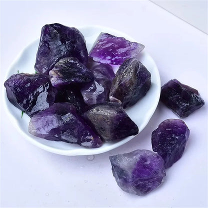 Natural Amethyst Raw Energy  Gemstone Healing Crystal Mineral Quartz Reiki Chakra style crystal gemstone Aromatherapy Stone