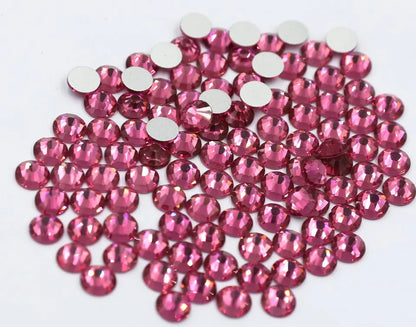 Multi colors SS3-SS30 Non Hot Fix Rhinestones flat back crystal strass glitter stone for DIY manicure 3D nail art fabric garment