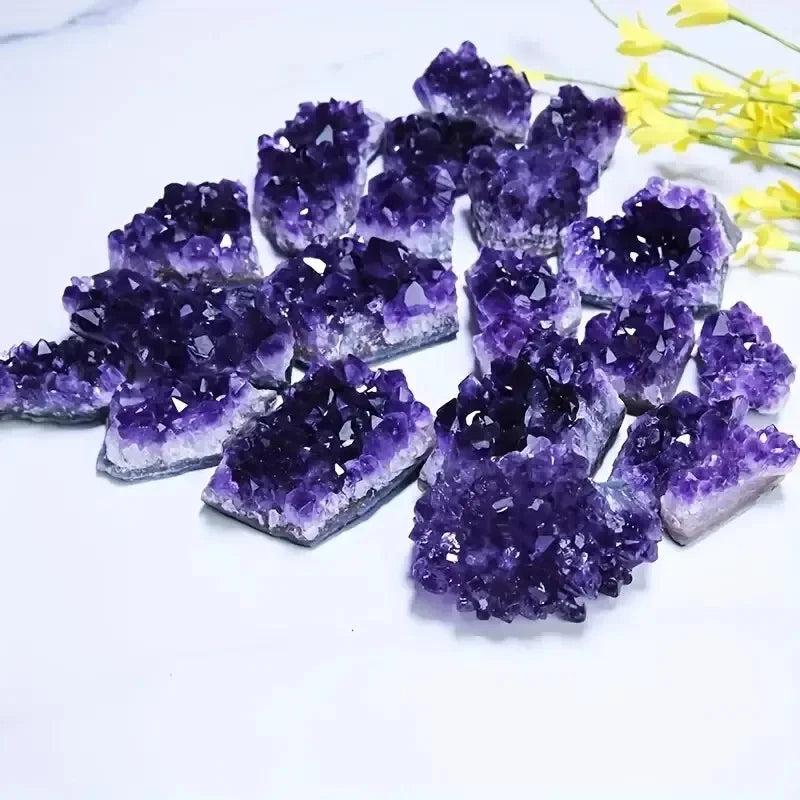 High Quality Natural Amethyst Geode Healing Crystal Amethyst Carved Clusters for Home Decor