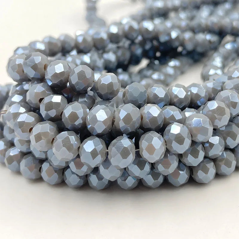 Colorful 2/3/4/6/8/10mm Austria Faceted Crystal Glass Beads For Jewelry Making DIY Accessories