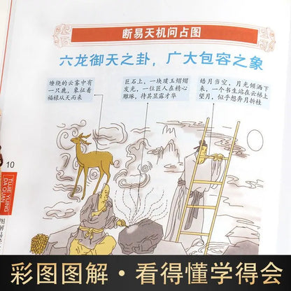 I Ching Complete Works Genuine Vernacular Zhou Yi Quan Book Illustrated I Ching Daquan Gossip Feng Shui Classic Books