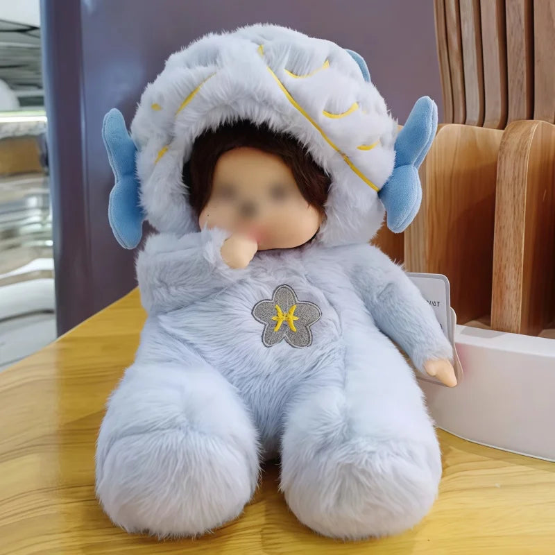 Thú Nhồi Bông Hoạt Hình Dễ Thương 12 Con Giáp Tư Thế Ngồi Biến Hình Siêu Dễ Thương Quà Tặng Đồ Chơi Sang Trọng Phụ Kiện Anime