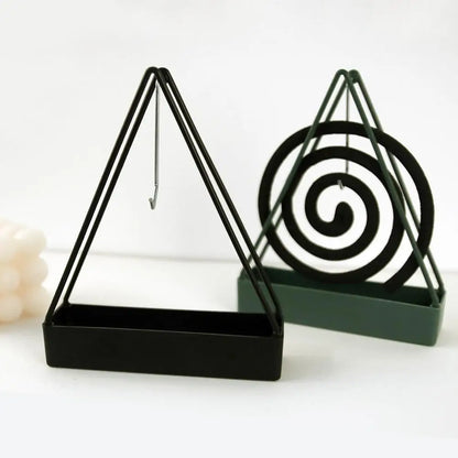 Plastic Mosquito Coil Holder Incense Holders Coil Incense Burner Frame Modern Repellent Incense Rack For Household Bedroom