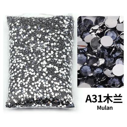 Big Package 2-6mm Resin Non Hot Fix Rhinestones Bulk Wholesale Flat Back Plastic Crystals Nail Diy Glitters Cтразы Stone