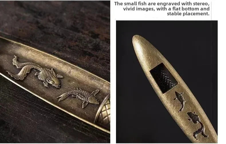 Creative Incense Holder Boat Fishing Men Insence Burner Japanese Style Incense Stick Burners Aromatherapy Ornament Home Decor