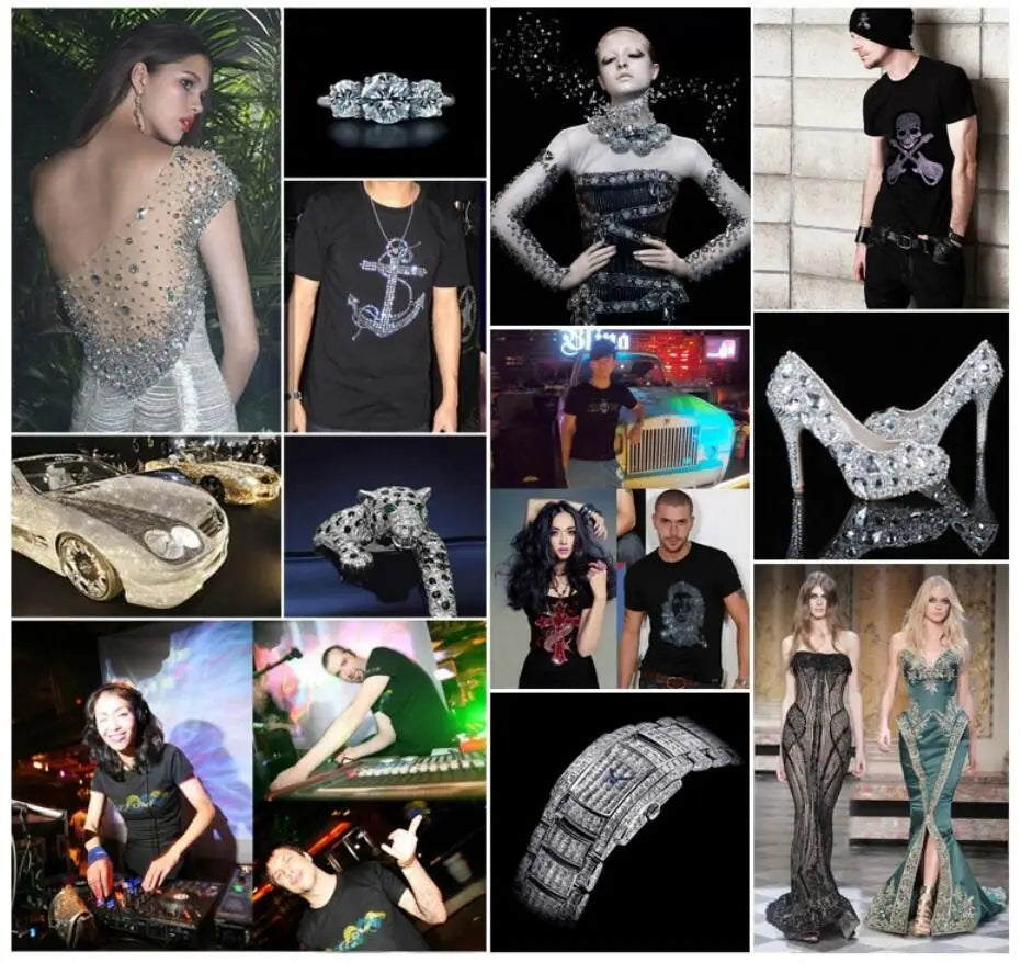 Super Glitter Crystal AB Non Hotfix Rhinestones SS3-SS50 FlatBack Strass Sewing&Fabric Garment Nail Art Rhinestones Decorations