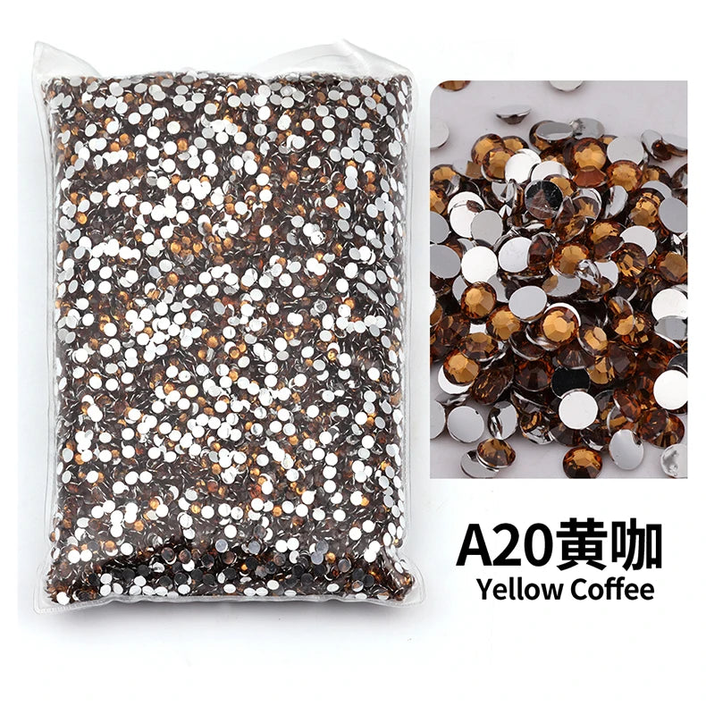 Big Package 2-6mm Resin Non Hot Fix Rhinestones Bulk Wholesale Flat Back Plastic Crystals Nail Diy Glitters Cтразы Stone