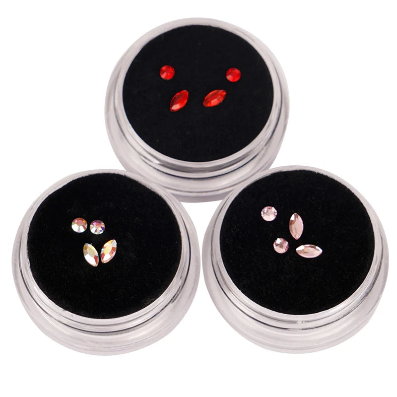 4Pcs/Box Dental Crystal Fashion Teeth Gems Beauty Diamond Tooth Jewelry Ornaments Butterfly Tooth Gems Teeth Jewelry Gem Decor