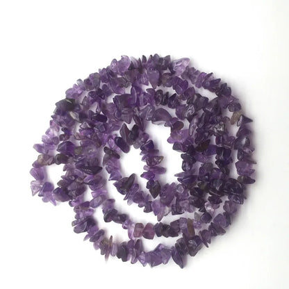 16 inch Natural Stone Beads Chips Beads 5-8mm Irregular Crystal Agate Gravel Beads Diy Bracelet For Jewelly HK058