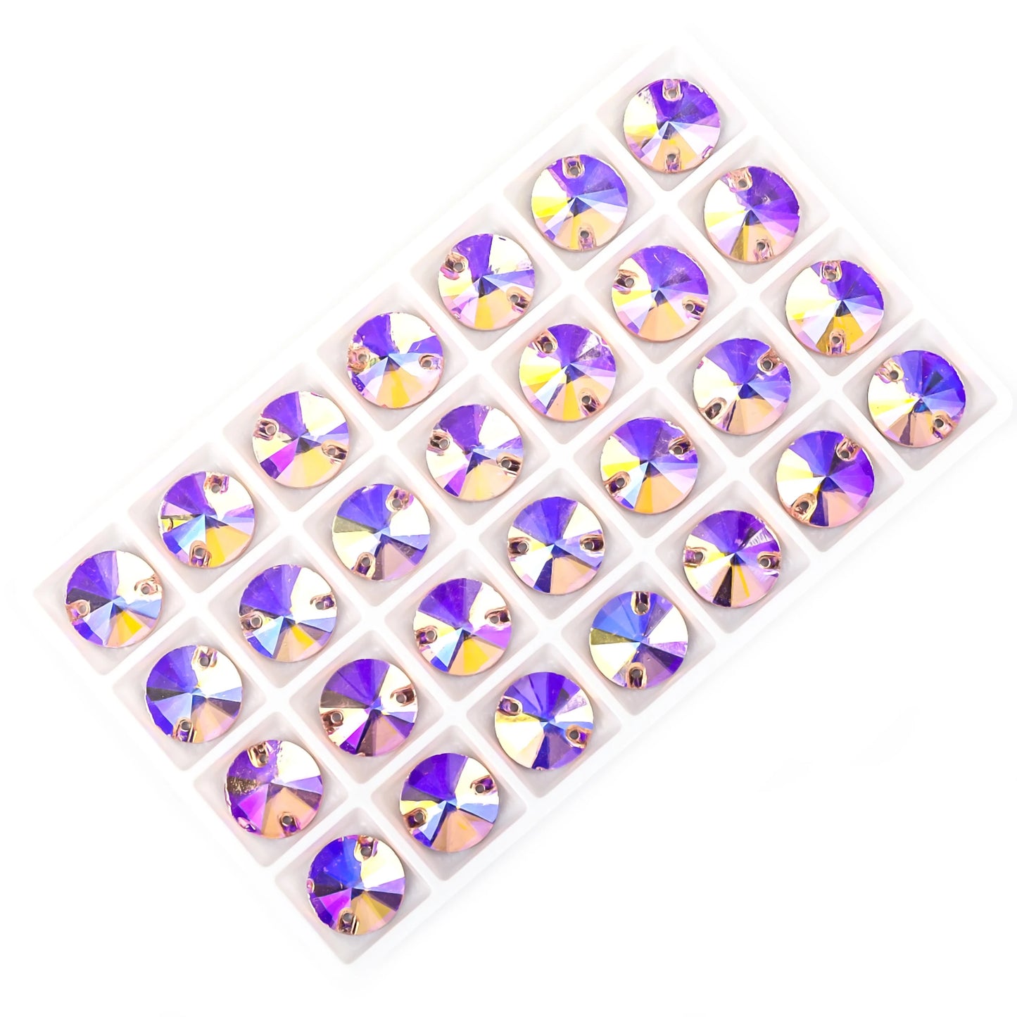 VC All Size Crystal Rhinestone AB Round Flatback Clothing Shell Beads Wedding Accessories Are Used For Decoration And DIY