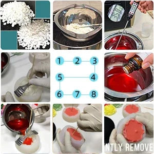 Snowflake Candle Silicone Mold DIY Christmas Soap Wax Melt Mold Aroma Stone Decor Handmade Craft Gift Home Decor Holiday Ornamen