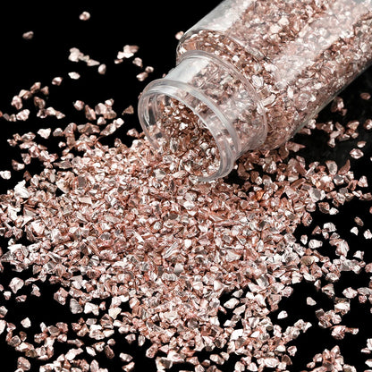 30g/Bottle Glass Crushed Stones Resin Fillings for DIY Epoxy Resin Mold Irregular Crystal Nail Art Decoration Jewelry Making