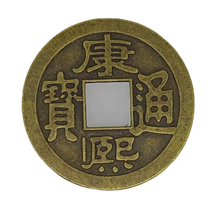 Chinese Coins, 2026 New Year Feng Shui Coins I-Ching Ornament for Wealth and Good Luck Fortune I-Ching