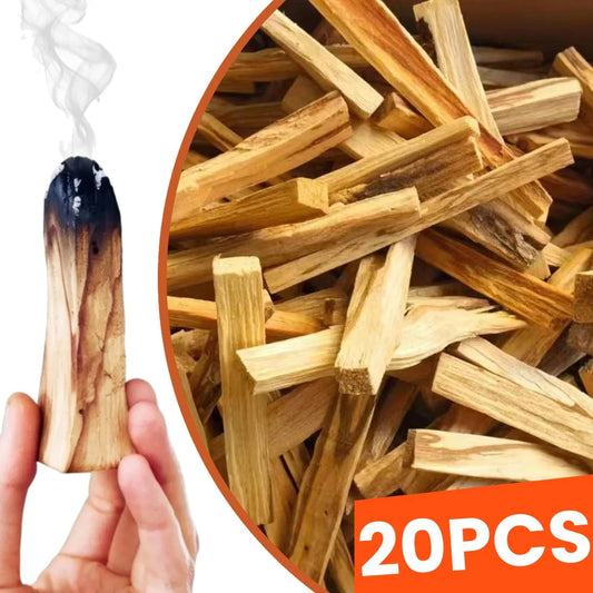 1-20pcs Palo Santo Natural Incense Sticks Wooden Smudging Stick for Indoor Purifying Yoga Healing Aromatherapy Burn Wooden Strip