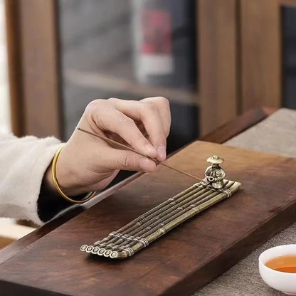 Creative Incense Holder Aromatherapy Ornament Incense Holder Boat Old Men Fishing Japanese Style Incense Stick Burner Home Decor