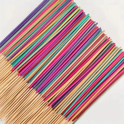 30-240pcs Aromatherapy Incense Sticks Mixed Set Natural Fragrances Lavender Rose Ocean Incense Stick for Home Yoga Meditation