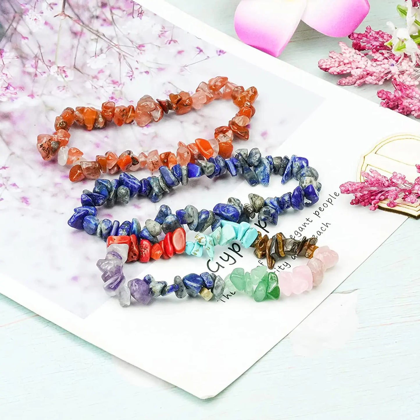 100/200pcs Natural Chips Stone Beads 5-8mm Healing Crystals For DIY Necklace Bracelet And Earrings Jewelry Making