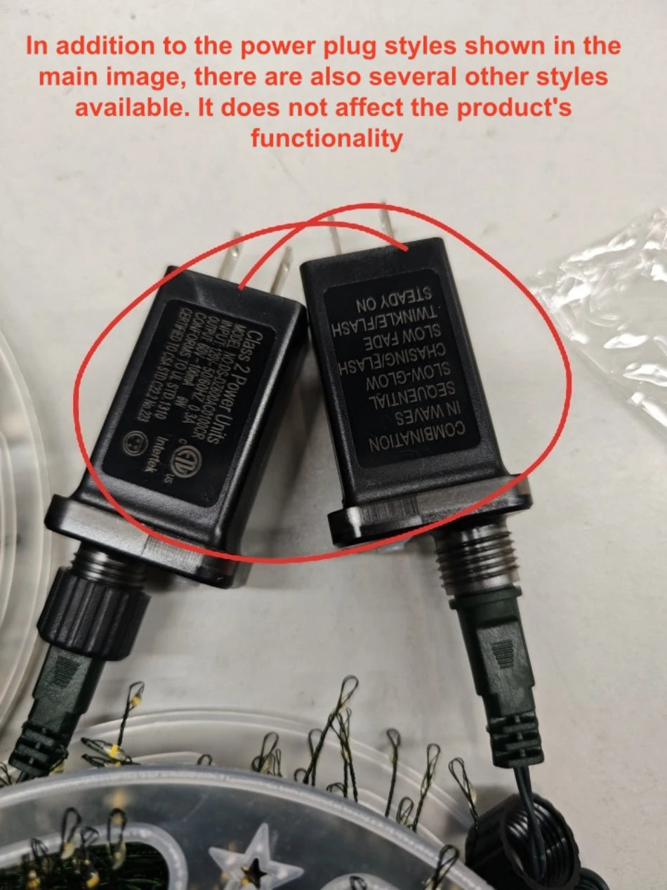 LED Firecracker String Lights EU/US DC Power Remote Control Halloween Garland Fairy Light for Wedding Party Christmas Decoration