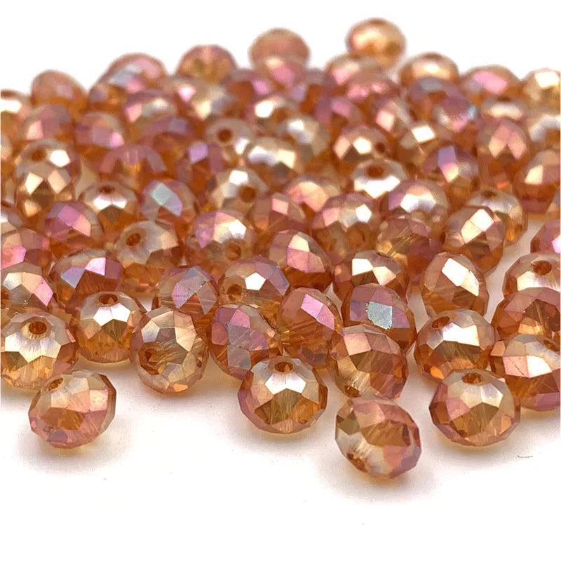 Colorful 2/3/4/6/8/10mm Austria Faceted Crystal Glass Beads For Jewelry Making DIY Accessories