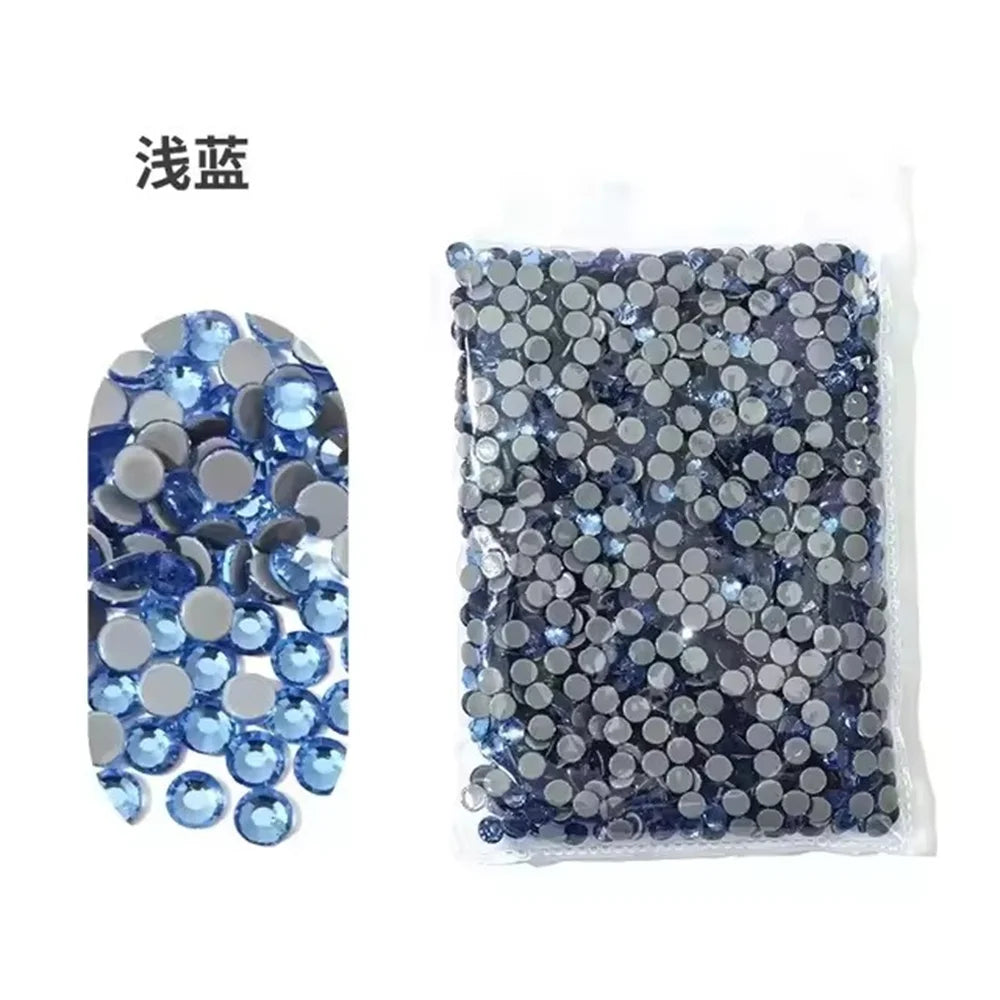 High Quality bulk Hotfix Rhinestones Ss6-ss30 Стразы Flatback Stones Glitter Crystal And Strass For Diy Nail Accessories