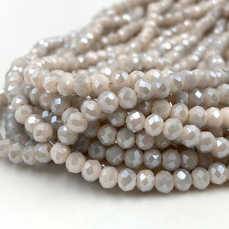 Colorful 2/3/4/6/8/10mm Austria Faceted Crystal Glass Beads For Jewelry Making DIY Accessories