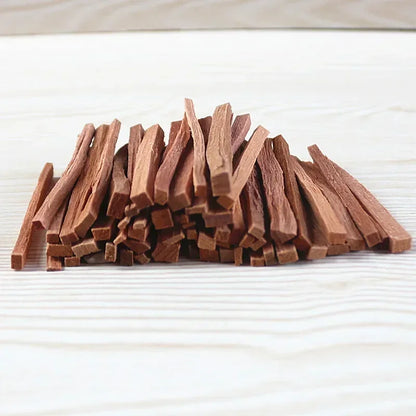 Natural Sandalwood Stick Fragrance Natural Hand Split Wood DIY Purification Healing Meditation Stress Relief Aromatherapy