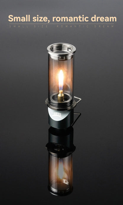 BRS-55 Dreamlike Candlelight Lamp Windproof Candle Light Gas Burner Stove Outdoor Camping Lights Tent Lighting Equipment
