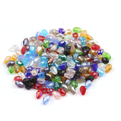 High-grade exquisite Austrian color crystal beads 3X5mm/100PCS crystal faceted beads jewelry DIY bracelet necklace accessories