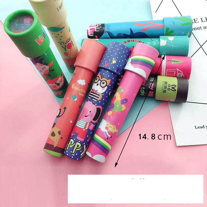 1pcs Kaleidoscope Classic Nostalgic Child Science Experiment Toys Parent-child Interactive Educational Toys Magical Change Gift