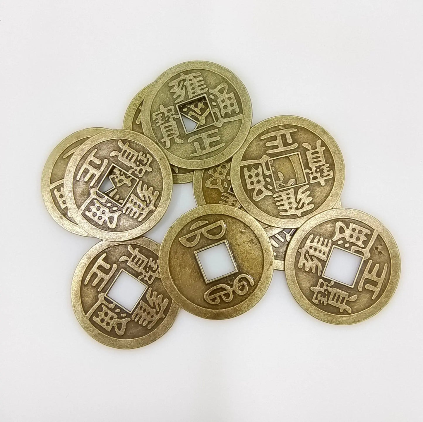 Chinese Coins, 2026 New Year Feng Shui Coins I-Ching Ornament for Wealth and Good Luck Fortune I-Ching