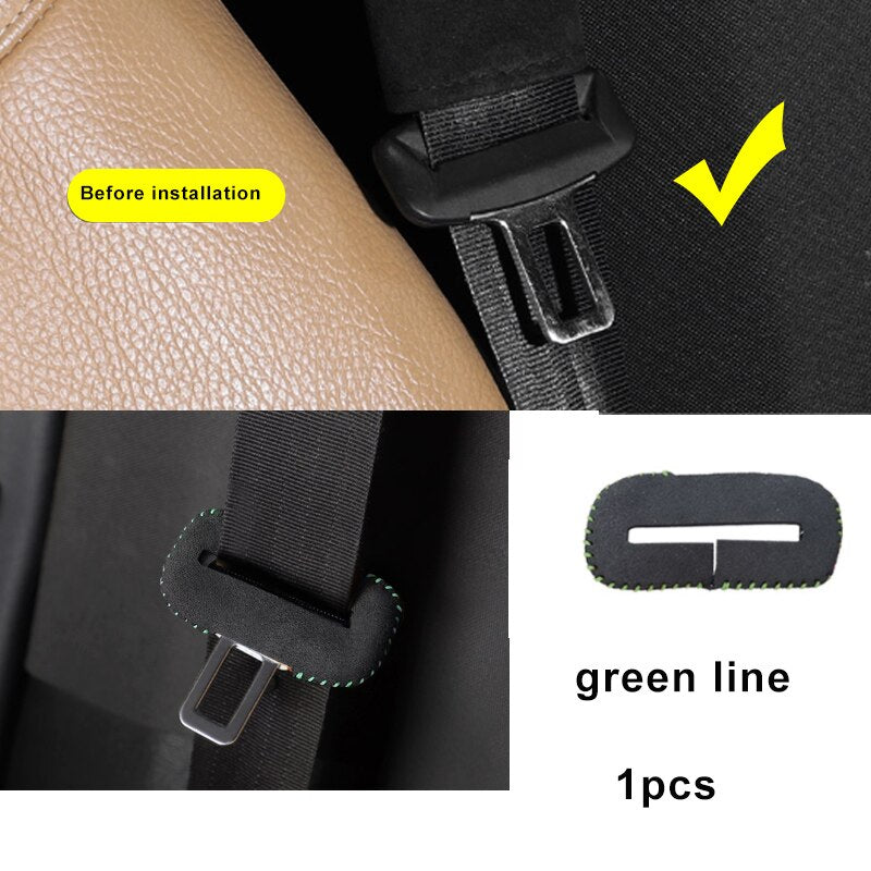 car accessories For tesla Model 3/y Car Seat Belt Buckle Clip Protector Car styling Safety belt buckle sleeve