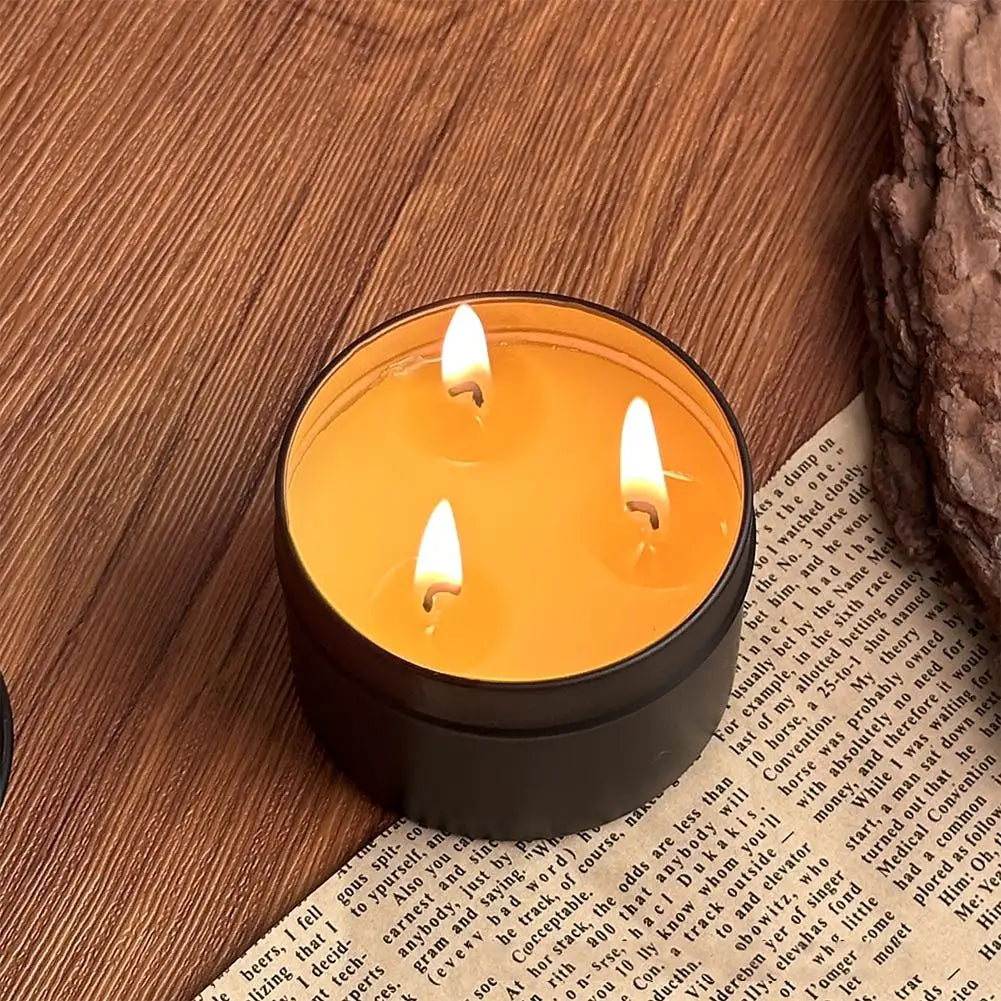 Nến Khẩn Cấp 36 Giờ 3 Bấc, Nến Sáp Ong Bền Lâu Hương Thơm Tựa Nến Sinh Tồn Cho Gia Đình Cắm Trại Câu Cá