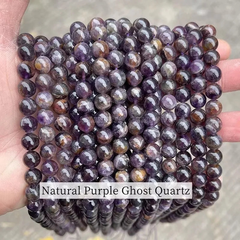 3A Natural Rock Quartz Beads Round Loose Spacer Flaws White Crystal For Jewelry Making Bracelet Necklace Diy Accessory Findings