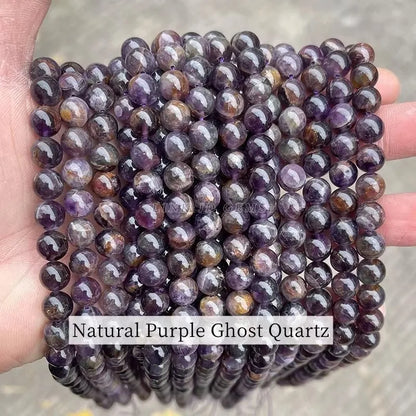 3A Natural Rock Quartz Beads Round Loose Spacer Flaws White Crystal For Jewelry Making Bracelet Necklace Diy Accessory Findings