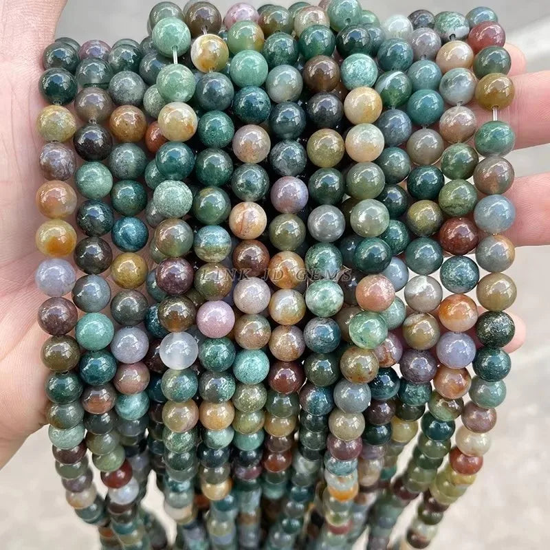 3A Natural Rock Quartz Beads Round Loose Spacer Flaws White Crystal For Jewelry Making Bracelet Necklace Diy Accessory Findings