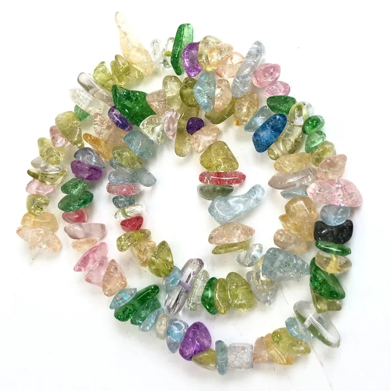 Natural Chips Stone Beads Irregular Gravel Crystal quartz Beads For Jewelry Making DIY Bracelet Necklace Accessories 16inches