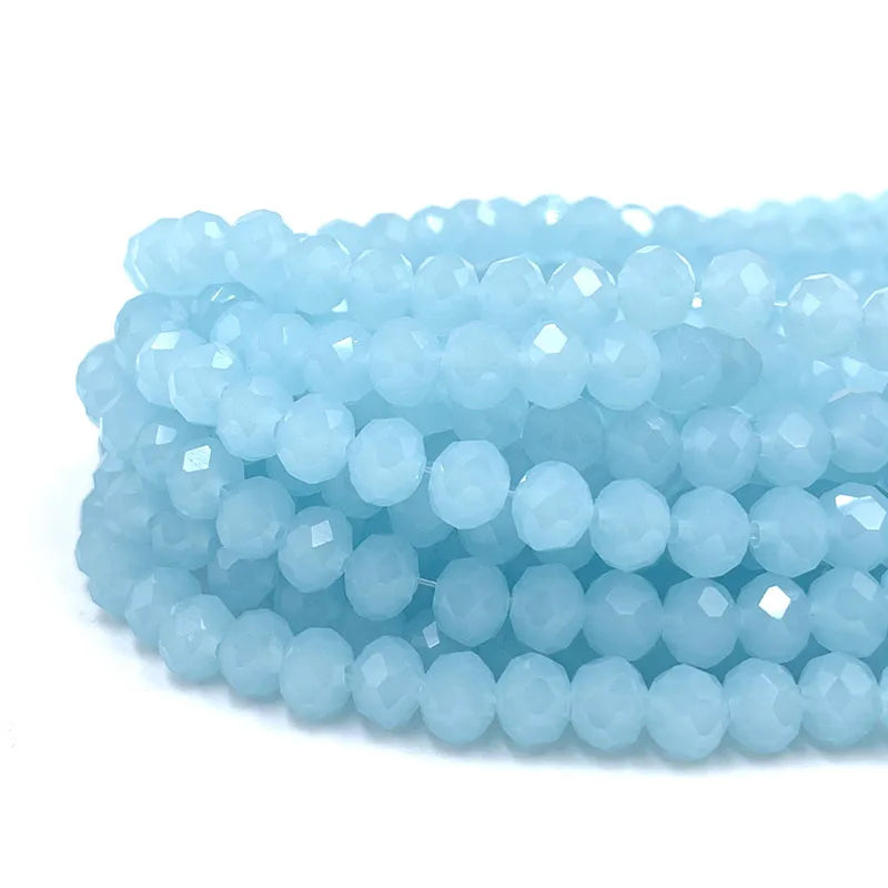 Colorful 2/3/4/6/8/10mm Austria Faceted Crystal Glass Beads For Jewelry Making DIY Accessories