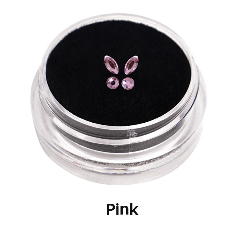 4Pcs/Box Dental Crystal Fashion Teeth Gems Beauty Diamond Tooth Jewelry Ornaments Butterfly Tooth Gems Teeth Jewelry Gem Decor