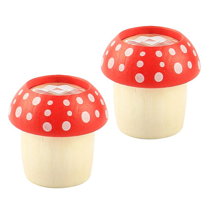 2 PCS Monoculars Childrens Kaleidoscope Images Brain Toy High End Baby Mushroom Toys Educational Toddler