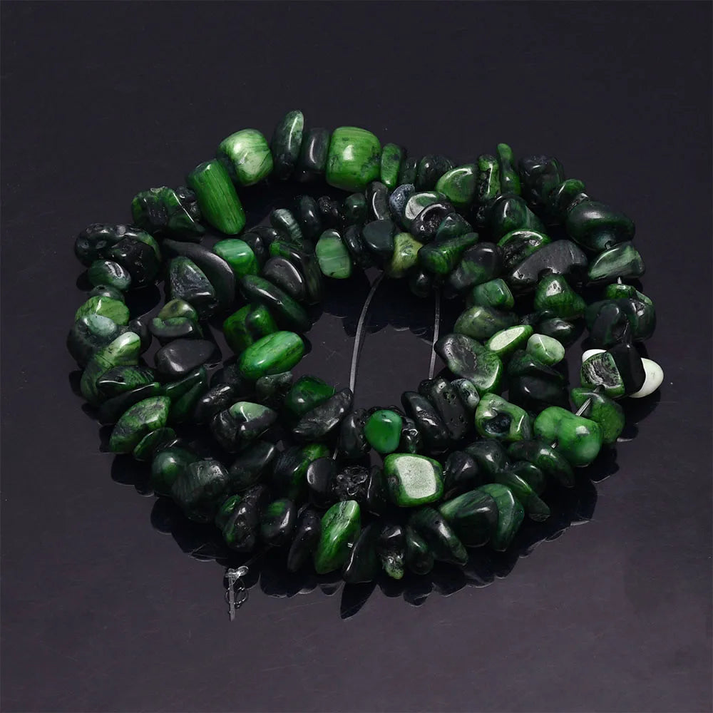 16 inch Natural Stone Beads Chips Beads 5-8mm Irregular Crystal Agate Gravel Beads Diy Bracelet For Jewelly HK058