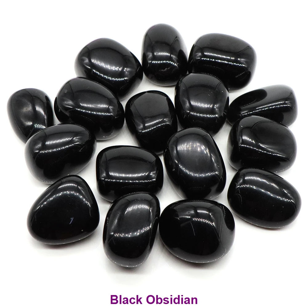 Natural Tumbled Stones Healing Crystal Reiki Quartz Gems Bulk Ore Gravel Energy Mineral Specimen Tank Aquarium Garden Home Decor