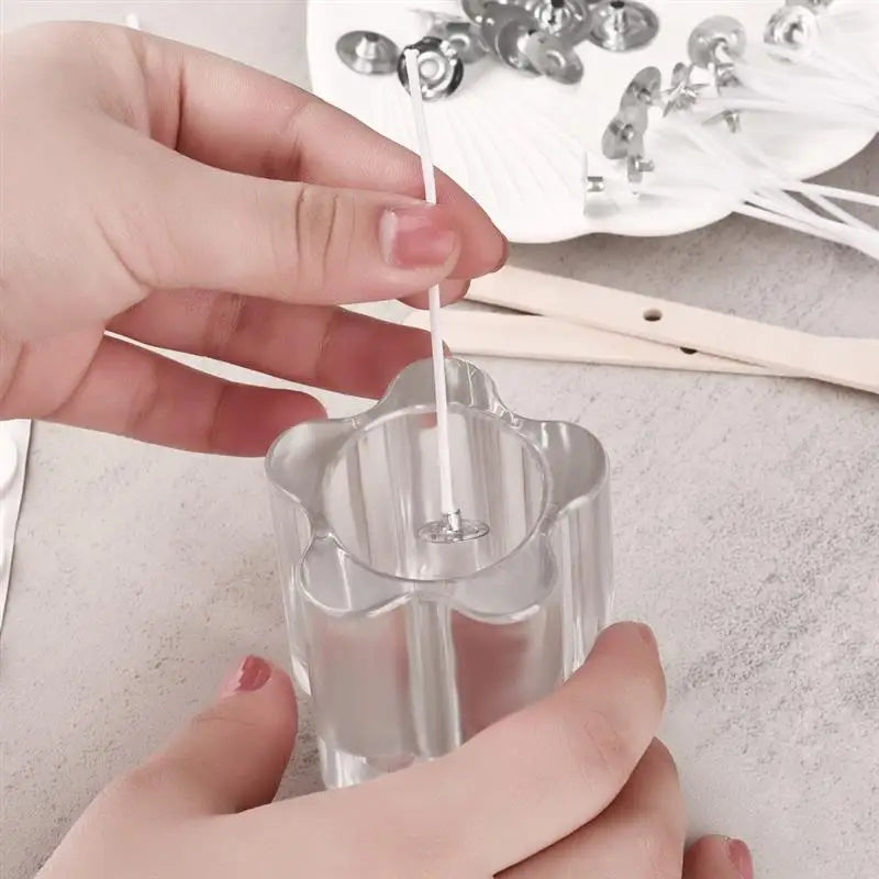50/100Pcs Candle Wicks Waxed Cotton Set Smokeless Wax Core DIY Soy Wax Core Wax Wicks For Candles Making Supplies