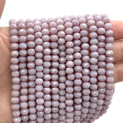 Multicolor 2 3 4 6 8mm Austria Faceted Crystal Beads Loose Spacer Round Glass Beads Bracelet DIY for Jewelry Making