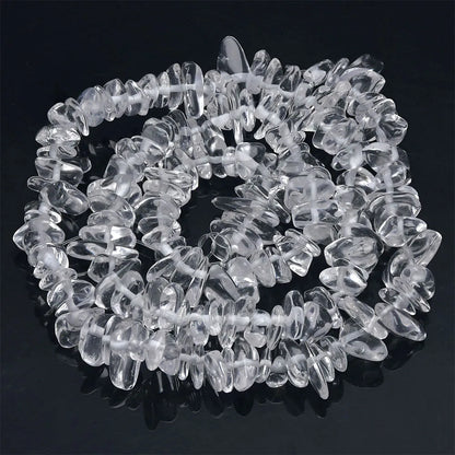 16 inch Natural Stone Beads Chips Beads 5-8mm Irregular Crystal Agate Gravel Beads Diy Bracelet For Jewelly HK058